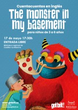 Cartel del Cuentacuentos Get Brit "The monster in my basement"