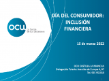Día del consumidor. Inclusión financiera