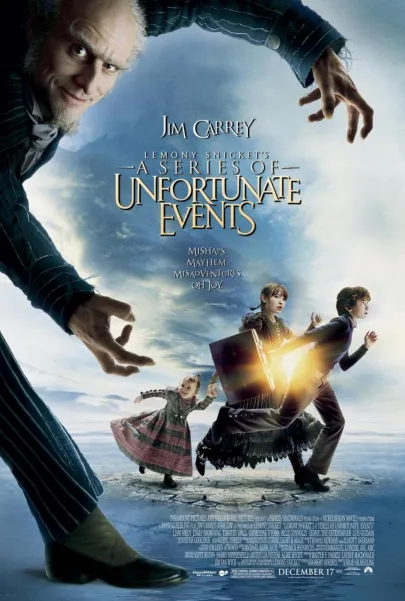 Caratula de la película una Serie de Catastróficas desdichas
