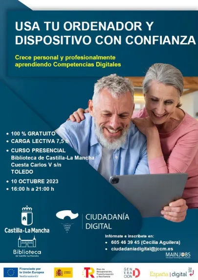 Usa tu ordenador y dispositivo con confianza