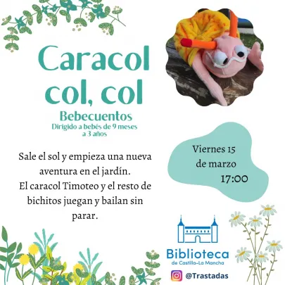 Cartel Hilando Cuentos-- Bebecuentos
