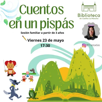 Cartel Cuentos en un pispás