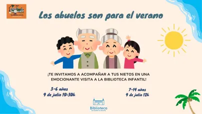 Cartel Abuelos son para el verano