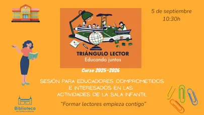 Cartel Triángulo lector