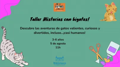 Cartel Historias bigotes