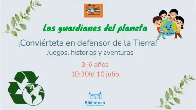 Cartel Guardianes del planeta