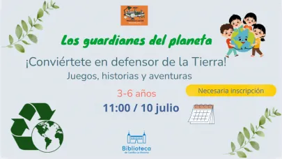 Cartel Guardianes del planeta