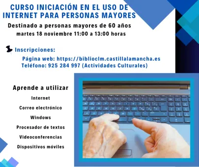 Iniciación en el uso de Internet para personas mayores