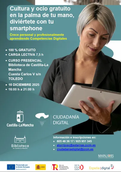 Cultura y ocio gratuito en la palma de tu mano, diviértete con tu smartphone