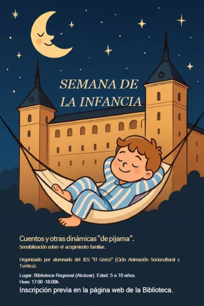 Cartel Cuentos y otras dinámcias de pijama