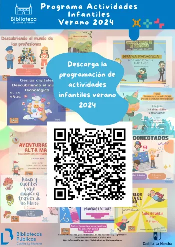 Cartel Programa verano infantil 2024