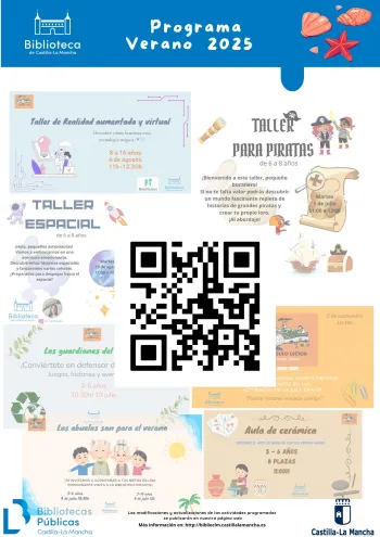 Cartel programa verano 2025