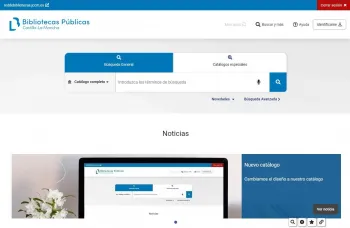imagen del Opac de la Red de Bibliotecas de Castilla-La Mancha