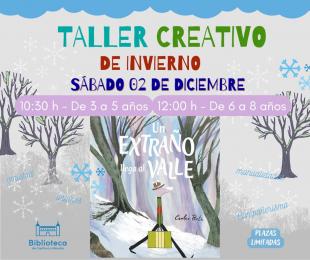 Cartel Talleres creativos Un Extraño llega al valle