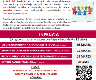 Programación Aulas de Familia