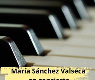 Concierto de María Sánchez Valseca