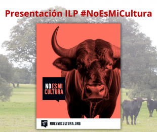 Presentación Iniciativa Legislativa Popular #NoEsMiCultura