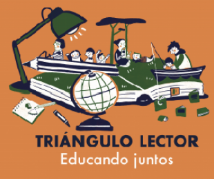 Logo Triangulo lector, educando juntos