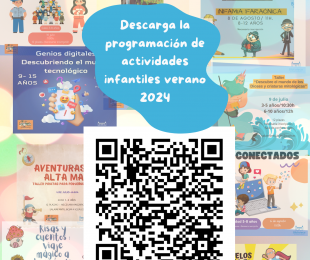 Cartel Programa verano infantil 2024