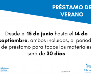 Préstamo de verano 2024