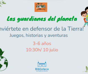 Cartel Guardianes del planeta