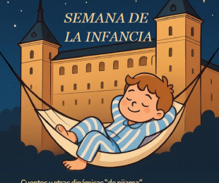 Cartel Cuentos y otras dinámcias de pijama