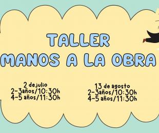 Cartel  manos a la obra