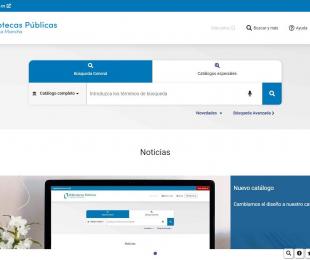 imagen del Opac de la Red de Bibliotecas de Castilla-La Mancha