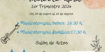 Cartel Talleres de Musicoterapia