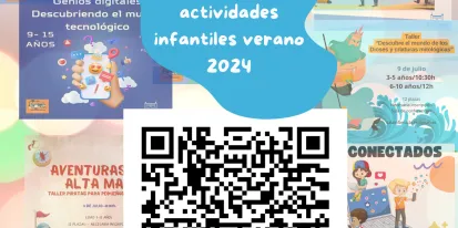 Cartel Programa verano infantil 2024