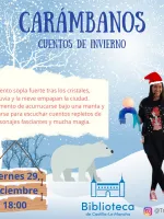 Cartel del Ciclo Hilando Cuentos con la sesión Carámbanos