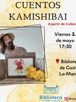 Cartel Hilando Cuentos-- Cuentos Kamishibai