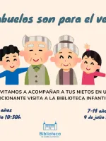 Cartel Abuelos son para el verano