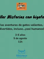 Cartel Historias bigotes
