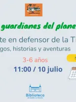 Cartel Guardianes del planeta