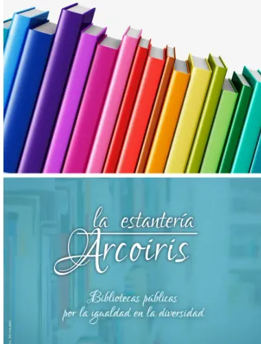 Cartel Centro de Interés Estantería Arcoíris