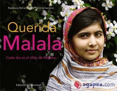 Cubierta con la fotografía de Malala