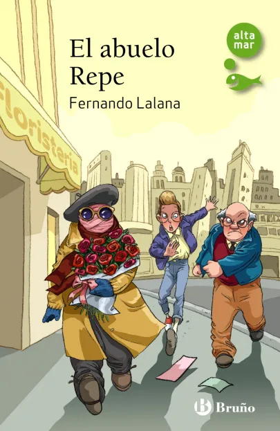 Portada a del libro con los personajes principales