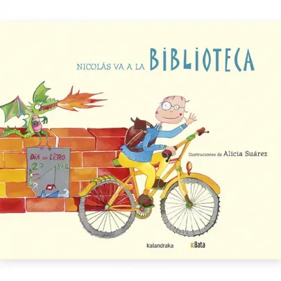Cubierta del libro Nicolás va a la biblioteca