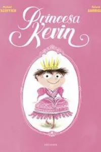 Cubierta rosa con la imagen de Kevin disfrazado de princesa