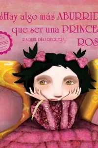 Princesa aburrida y pensativa sentada en su trono amarillo